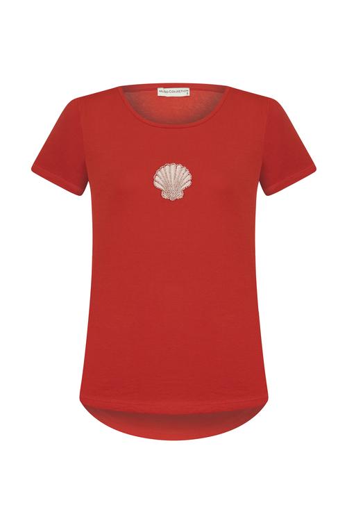  MARİN NAKIŞLI BİSİKLET YAKA T-SHIRT