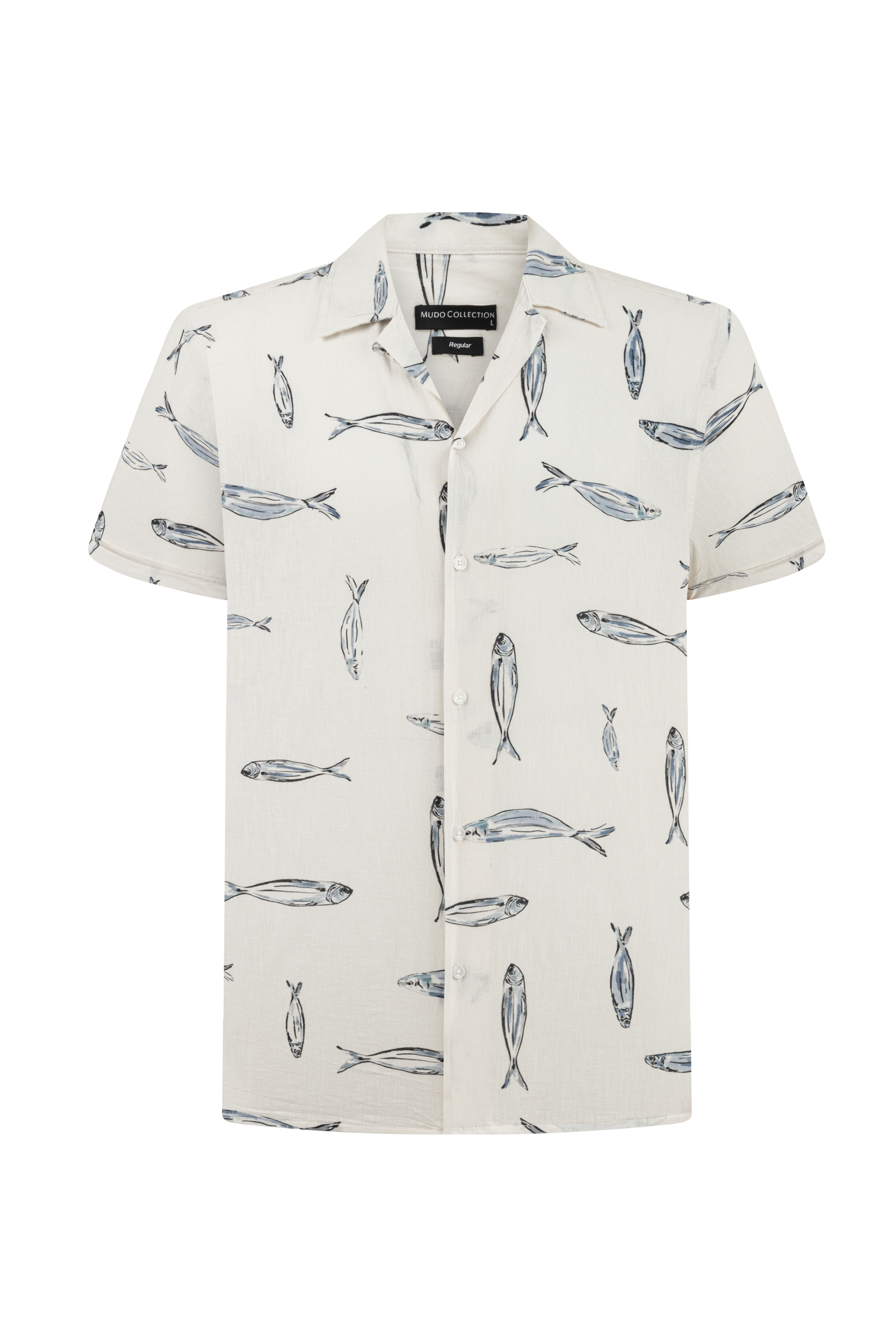 BASKILI REGULAR FIT GÖMLEK