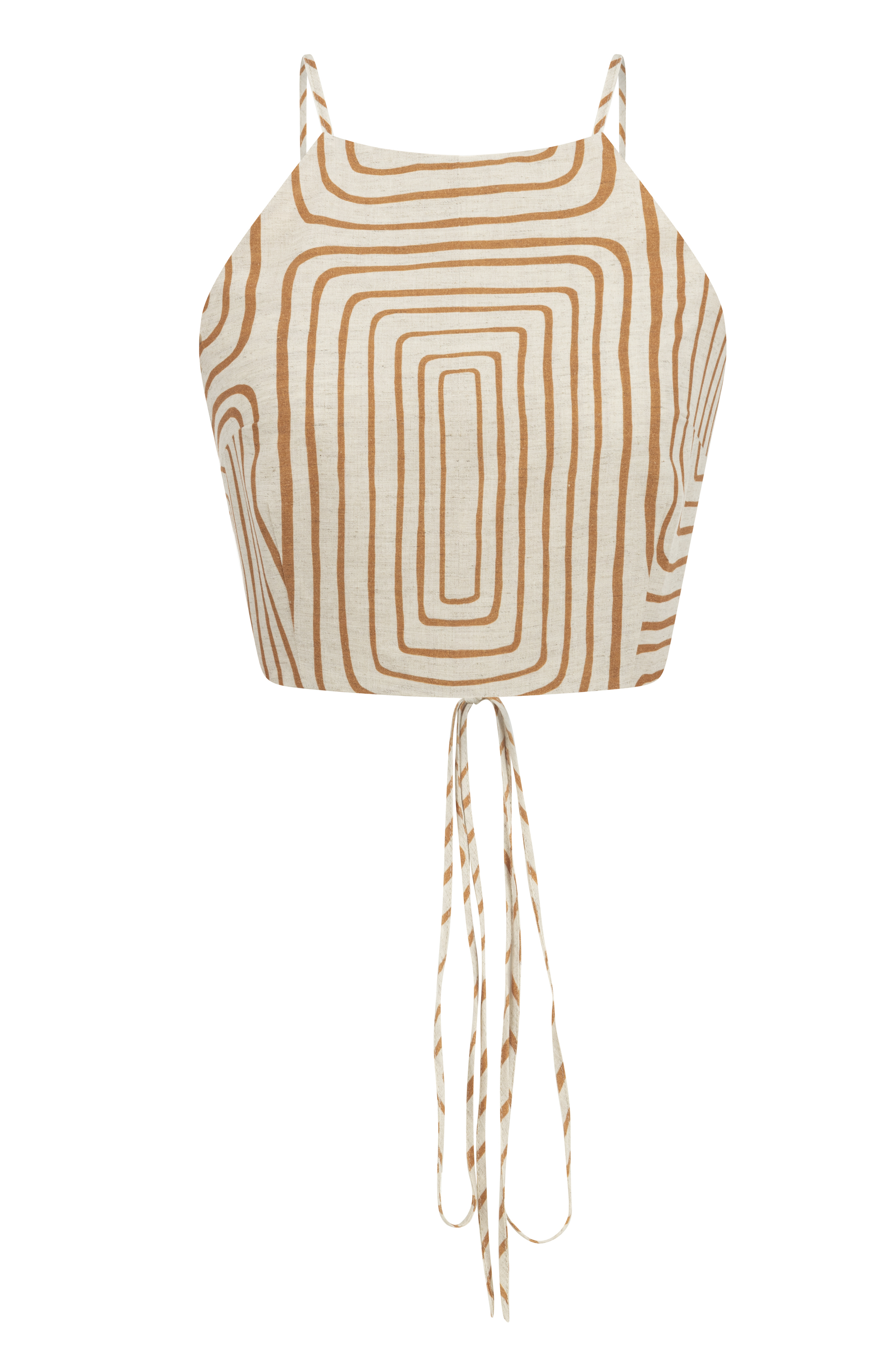 BASKILI HALTER YAKA CROP SMART BLUZ