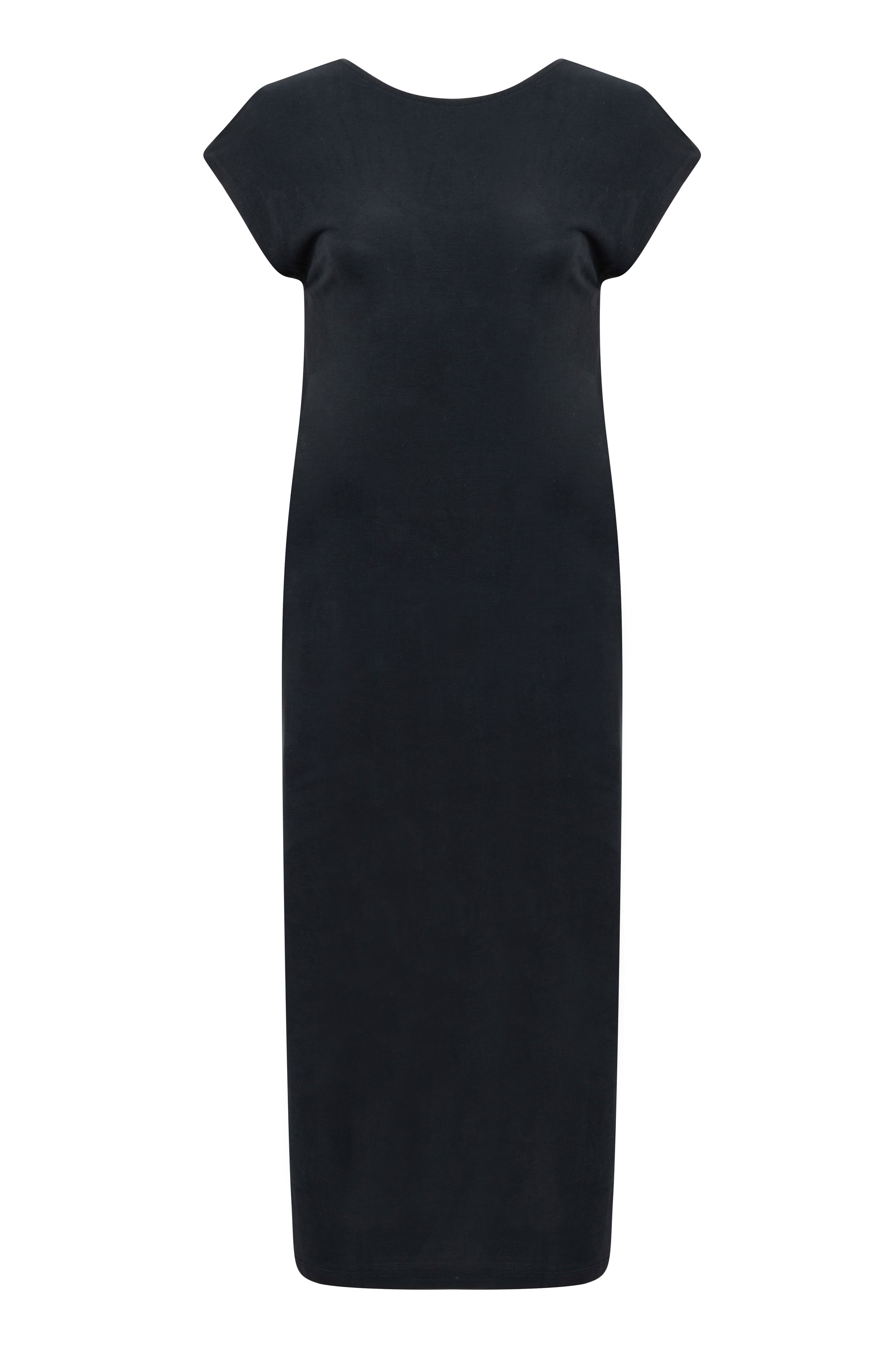 MODAL KARIŞIMLI UZUN ELBİSE