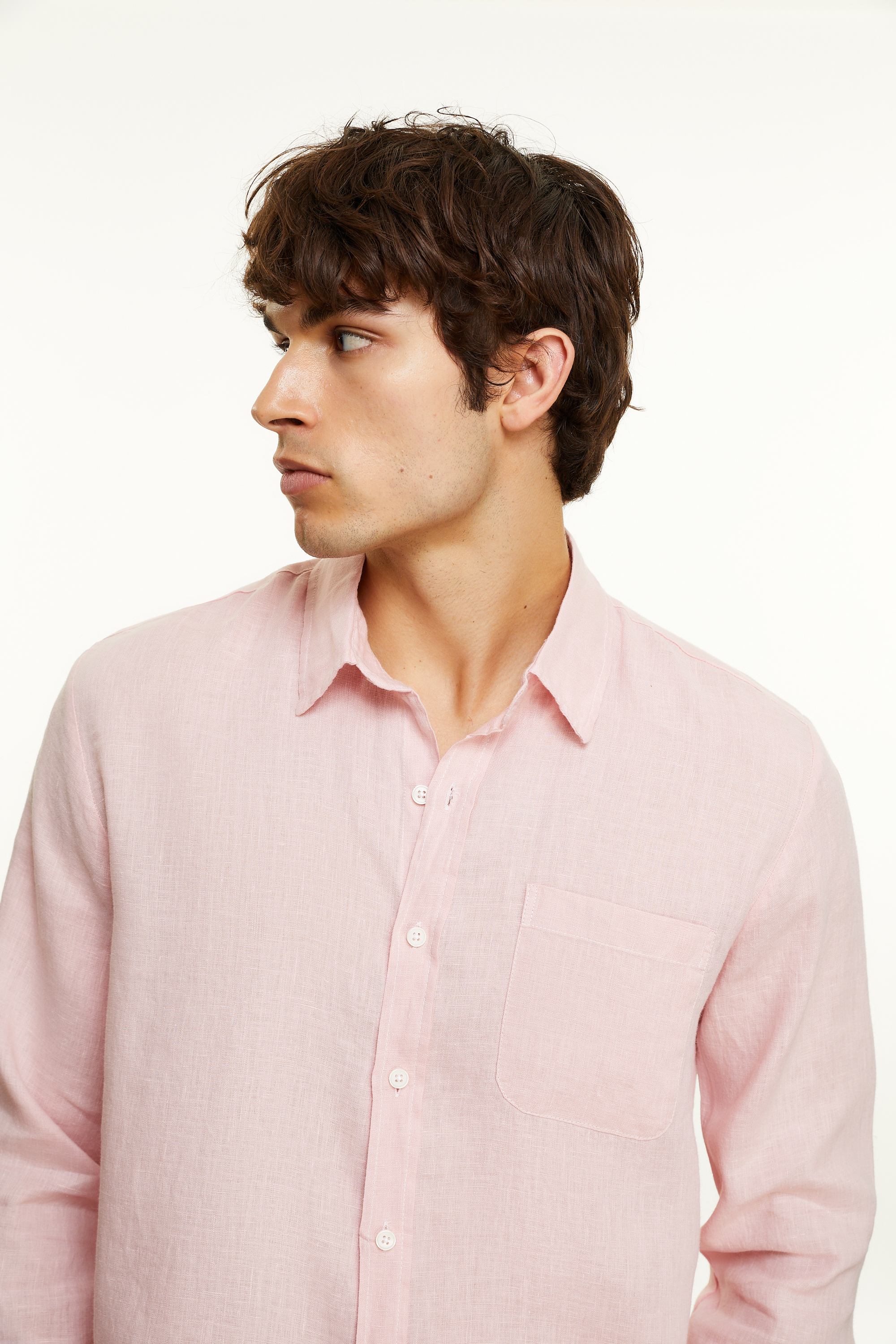 KETEN REGULAR FIT GÖMLEK