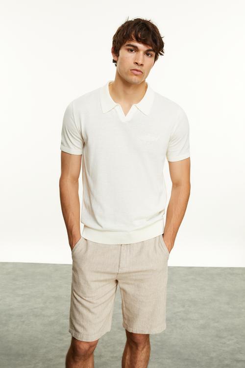  POLO YAKA JAKARLI KISA KOLLU TRİKO