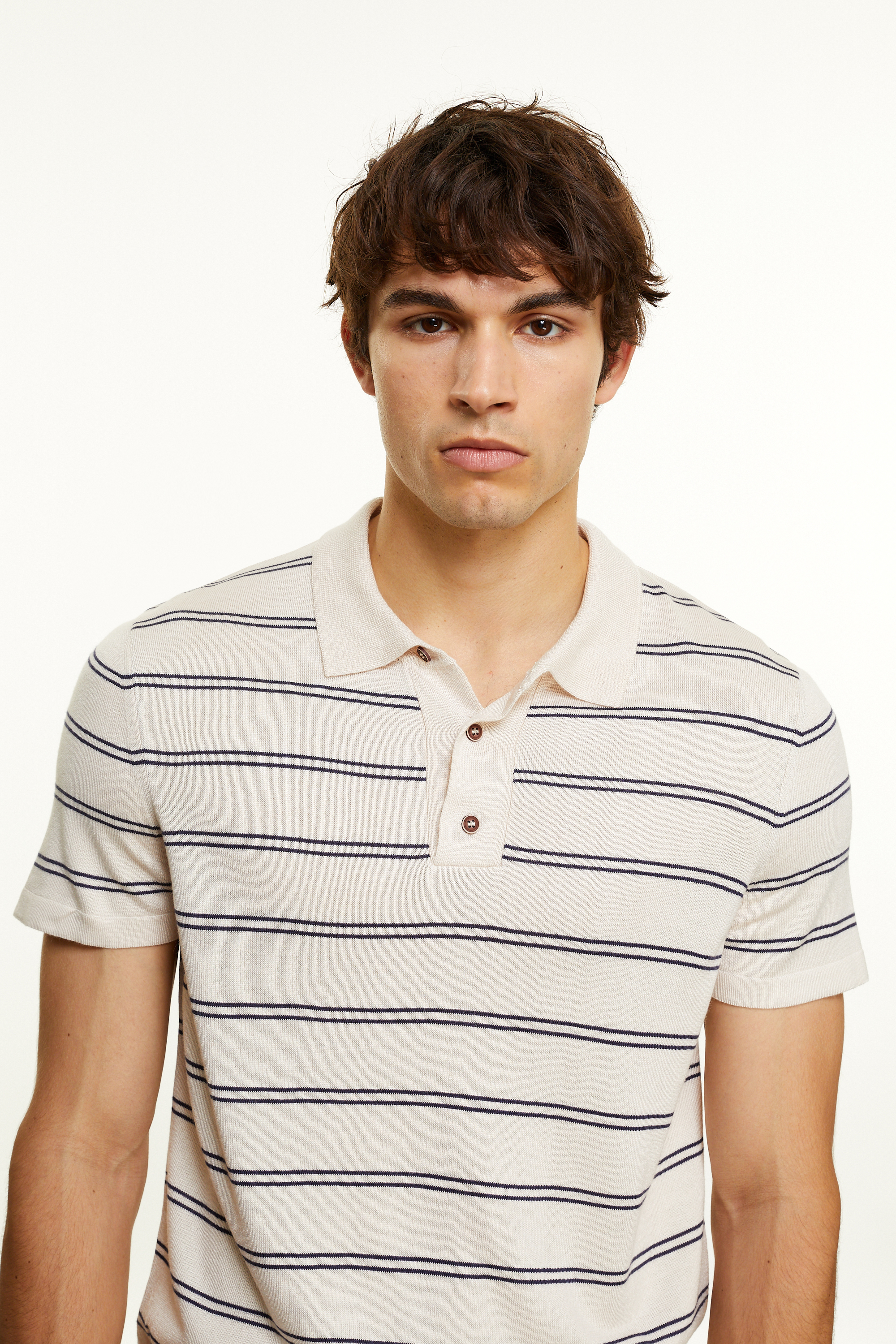 ÇİZGİLİ POLO YAKA TRİKO