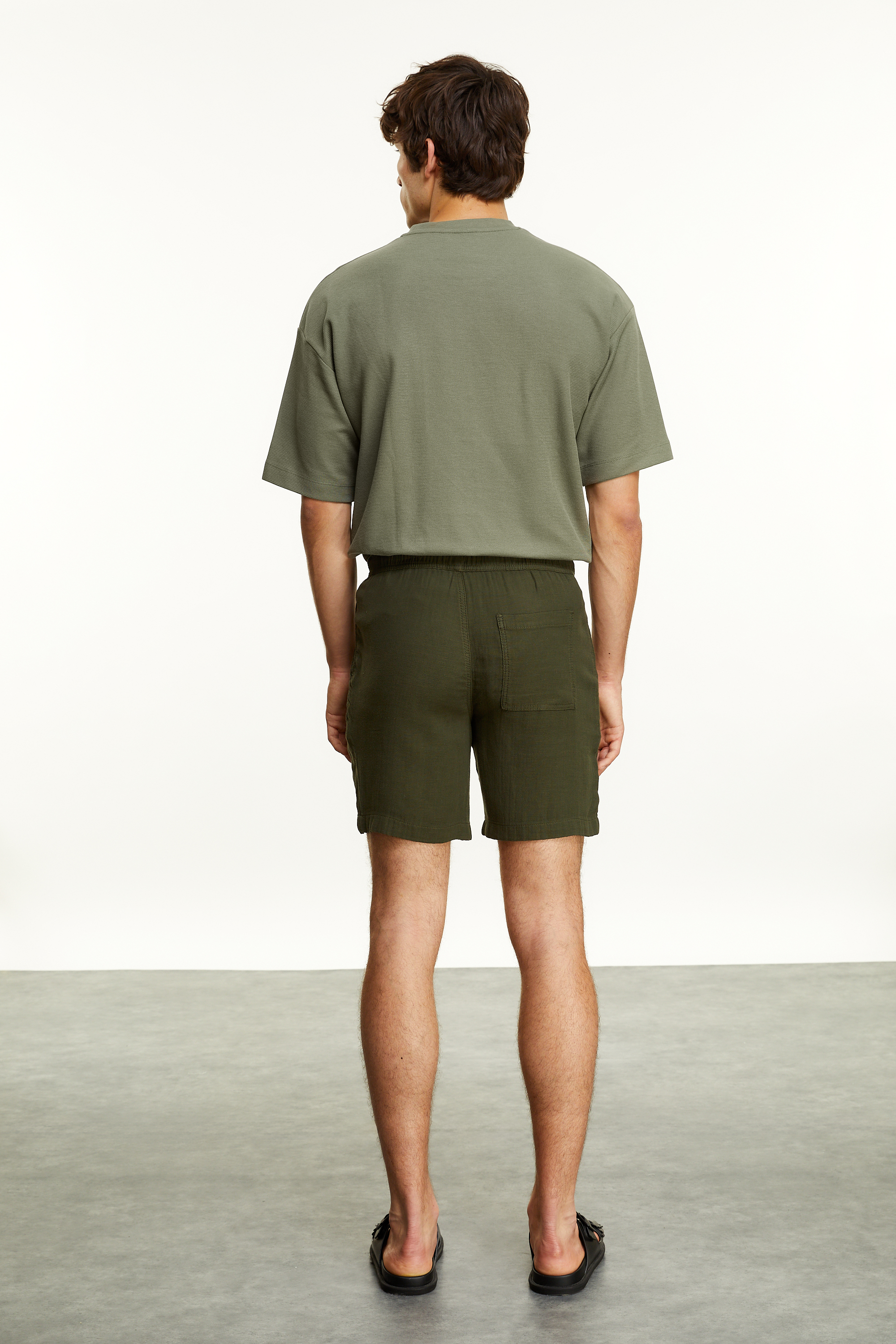 BAĞLAMALI STRAIGHT FIT ŞORT