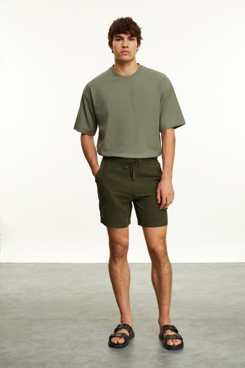  BAĞLAMALI STRAIGHT FIT ŞORT