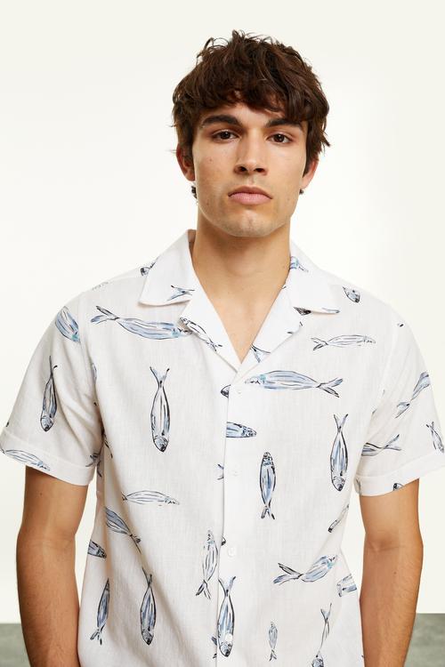  BASKILI REGULAR FIT GÖMLEK