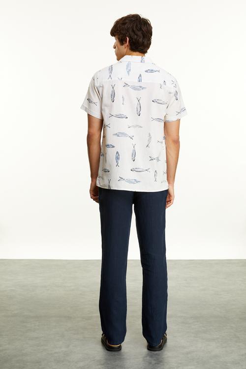  BASKILI REGULAR FIT GÖMLEK