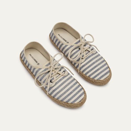  ÇİZGİLİ BAĞCIKLI ESPADRİL