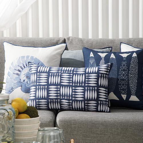  MARİN SQUARE FISH KIRLENT LACİVERT 35X55