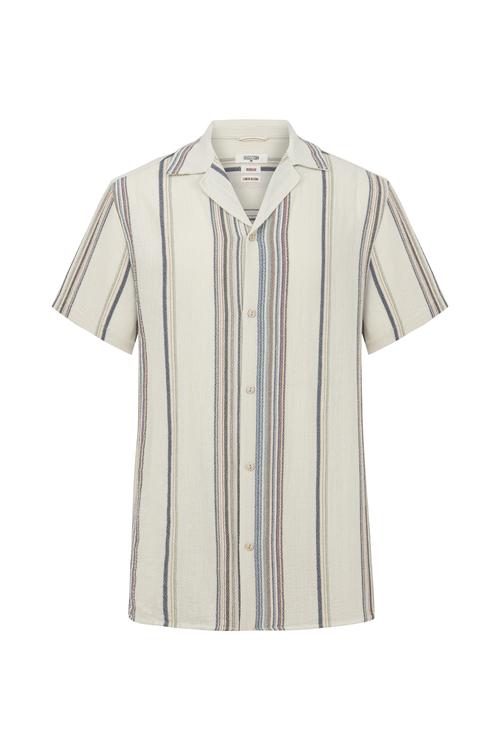  ÇİZGİLİ REGULAR FIT KISA KOLLU GÖMLEK