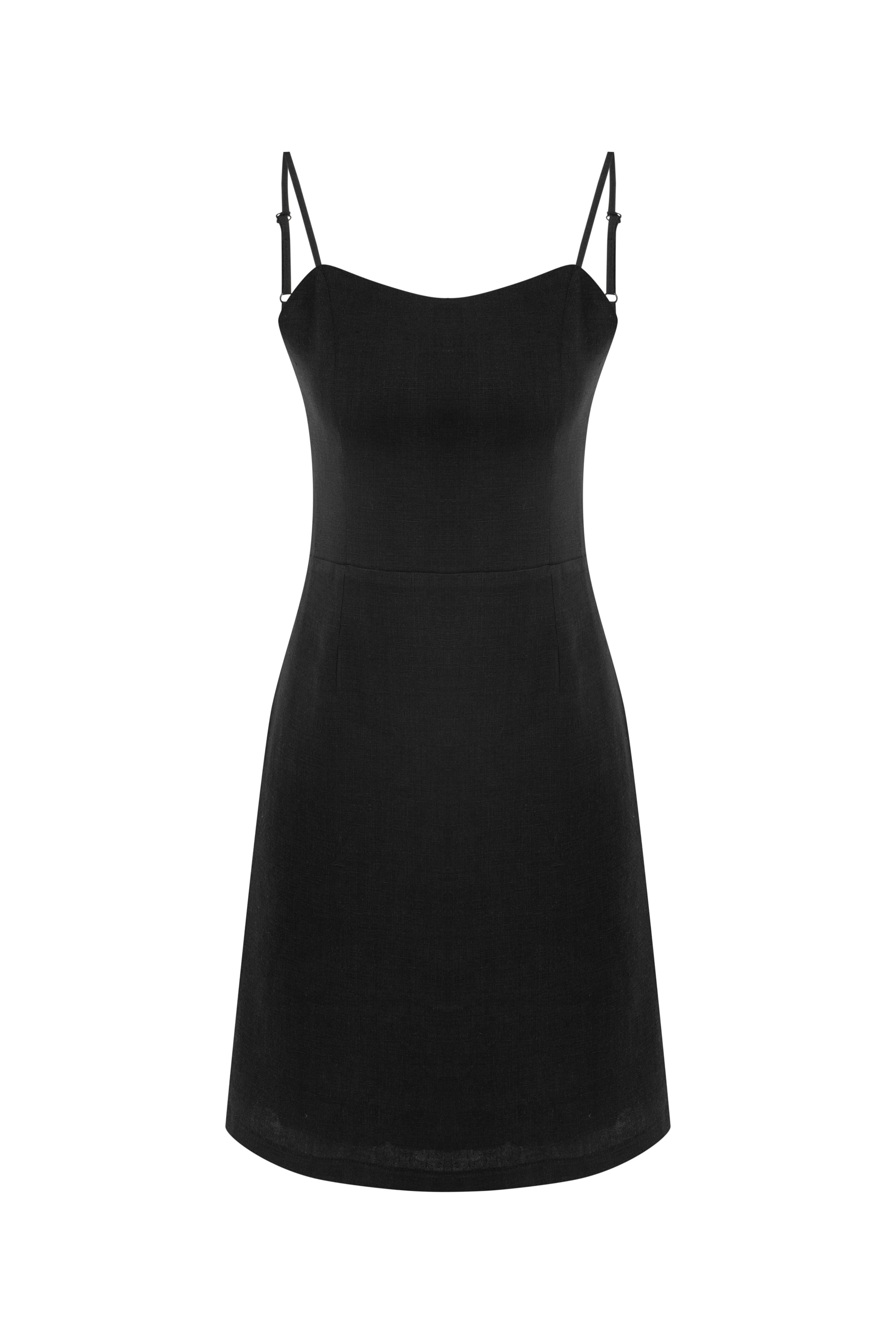 ASKILI KETEN MİNİ ELBİSE