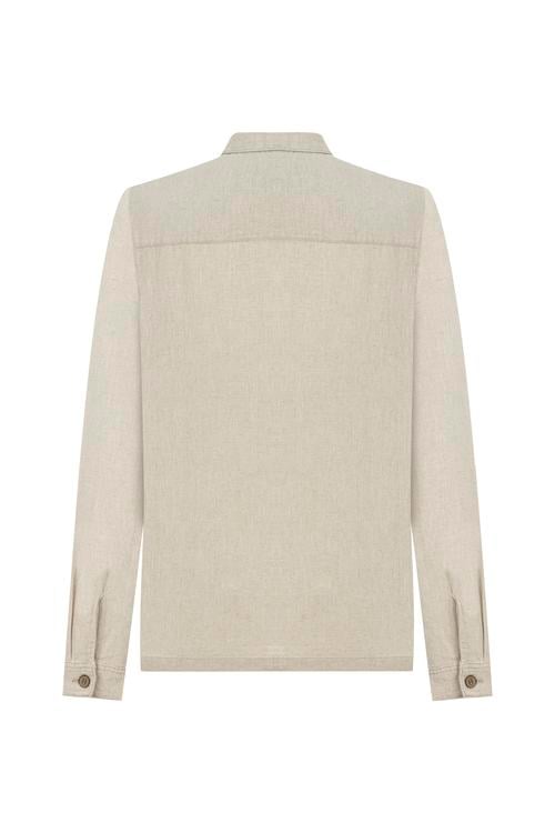  KETEN KARIŞIMLI REGULAR FIT CEKET