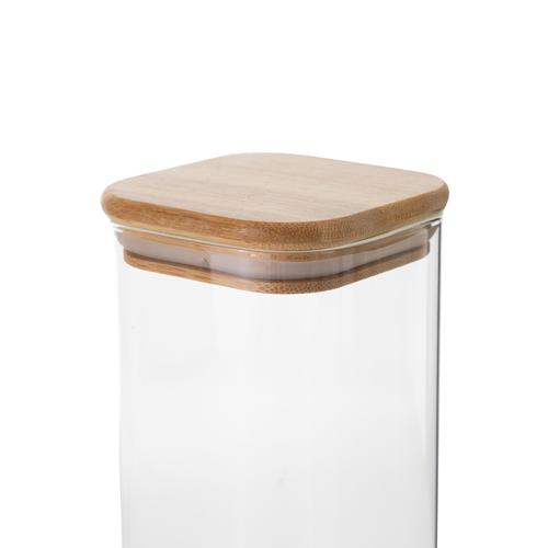  BOROSİLİKAT KARE KAVANOZ  1100ML