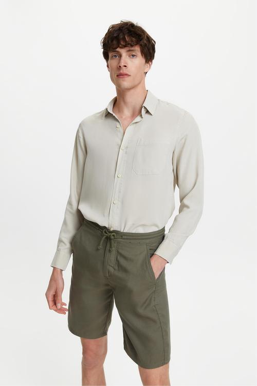  BAĞLAMA DETAYLI LİYOSEL ŞORT