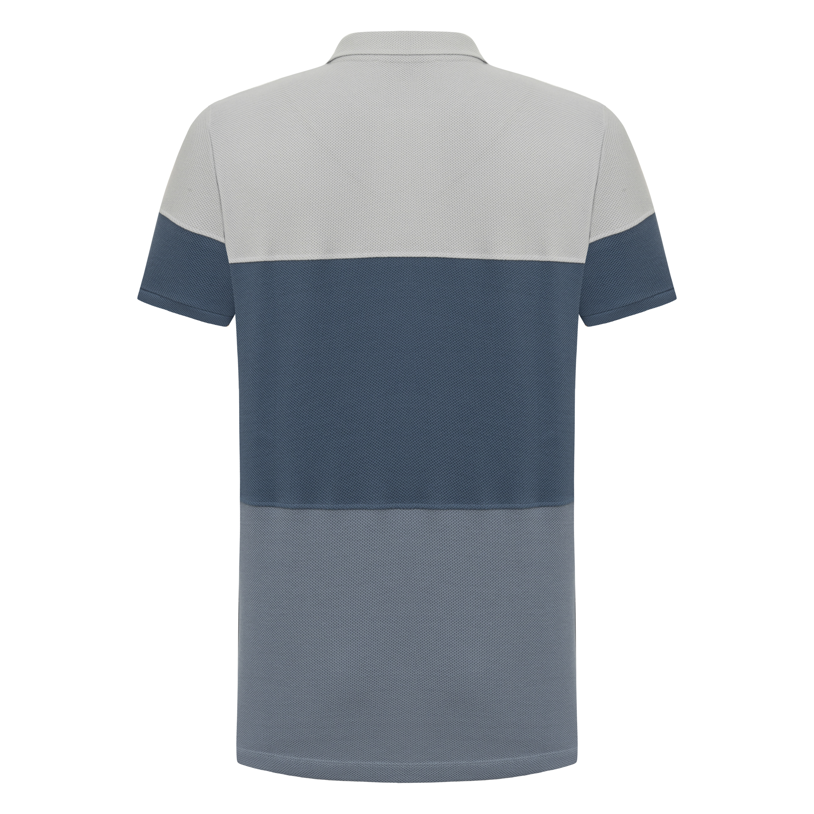 RENK BLOKLU POLO YAKA T-SHIRT