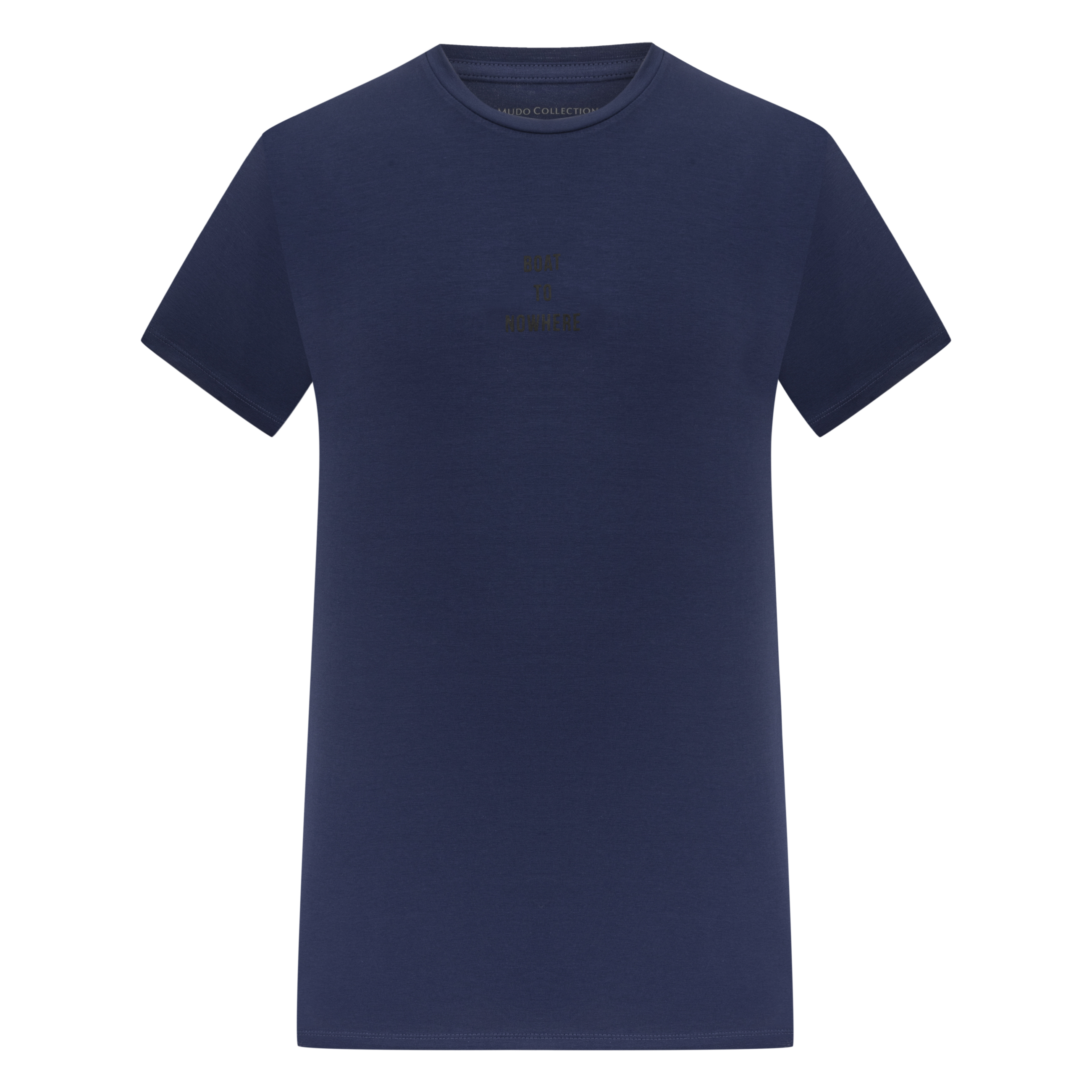 SLOGAN BASKILI KISA KOLLU T-SHIRT