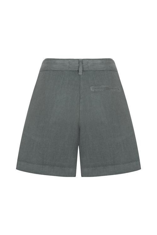  BAĞLAMALI KETEN MİNİ ŞORT