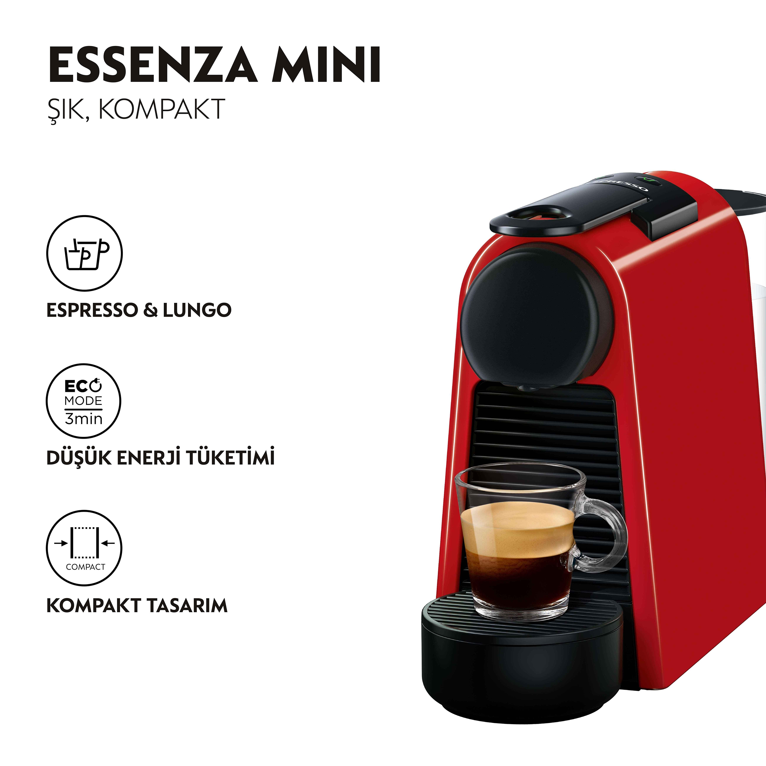 NESPRESSO D35 ESSENZA MINI RED