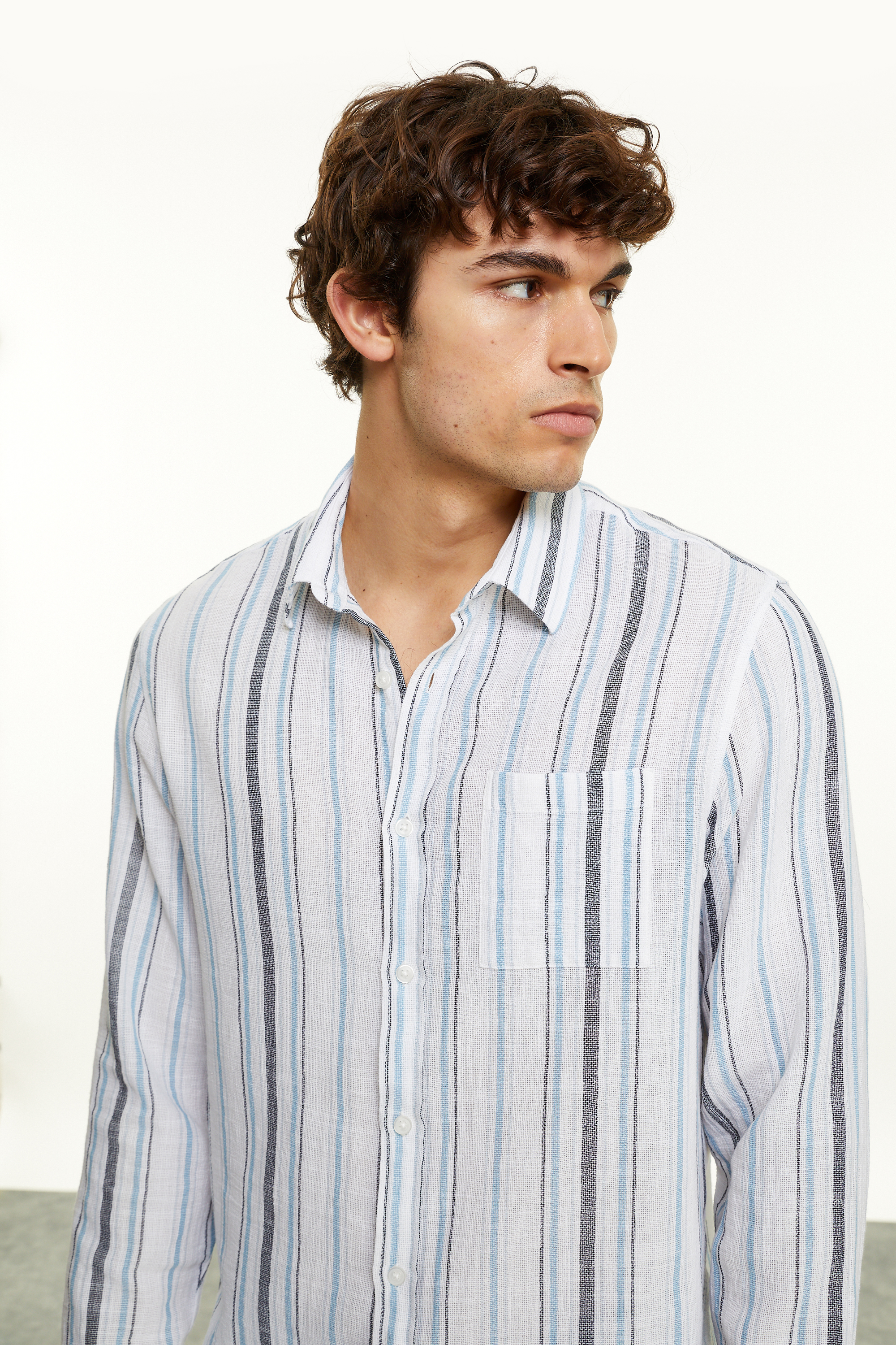 ÇİZGİLİ REGULAR FIT GÖMLEK