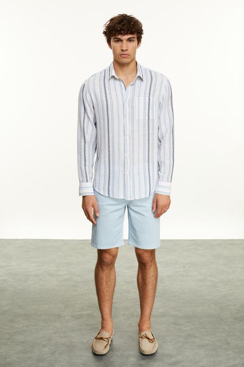  ÇİZGİLİ REGULAR FIT GÖMLEK