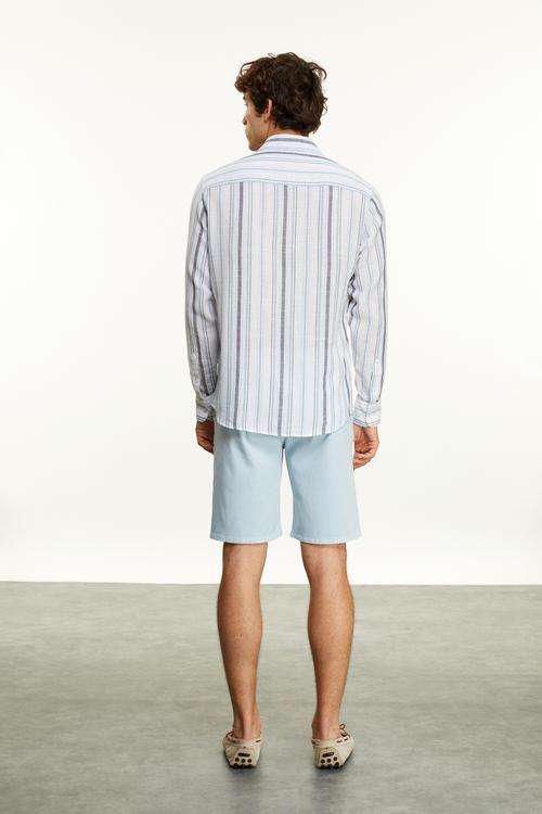  ÇİZGİLİ REGULAR FIT GÖMLEK