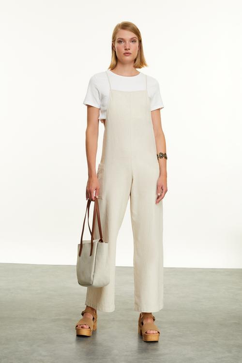  ASKILI KETEN KARIŞIMLI CEPLİ TULUM