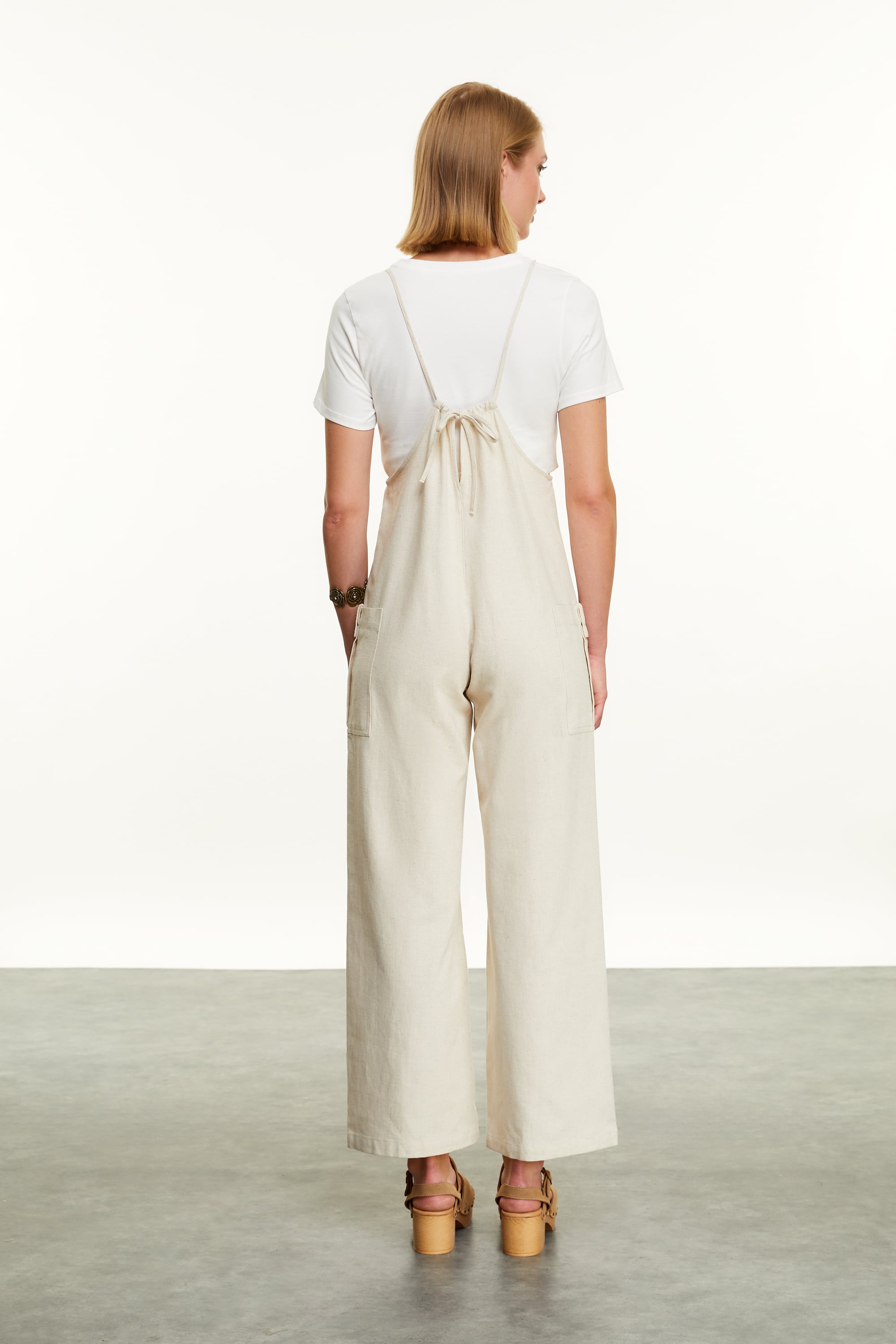 ASKILI KETEN KARIŞIMLI CEPLİ TULUM