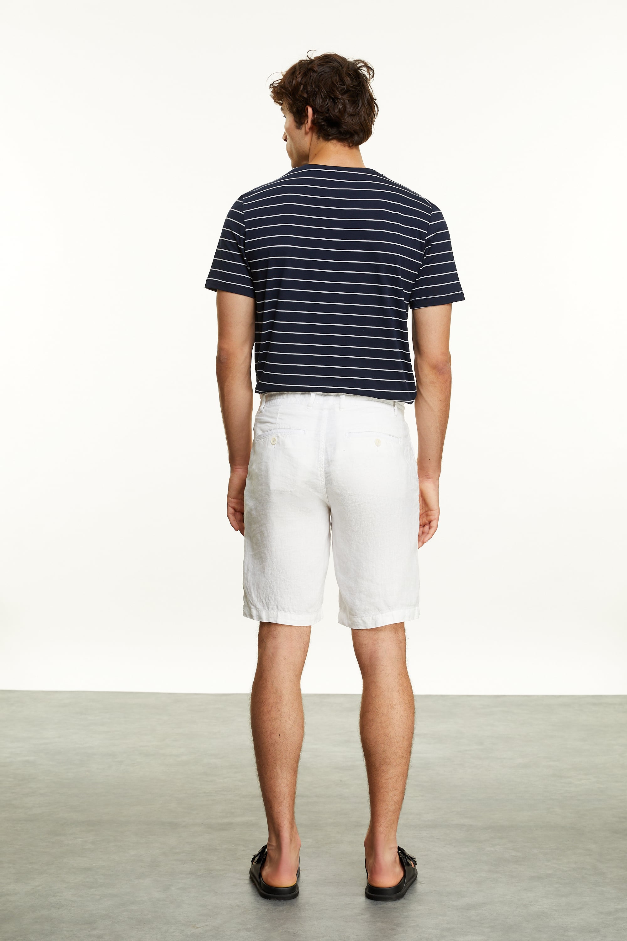 STRAIGHT FIT KETEN ŞORT