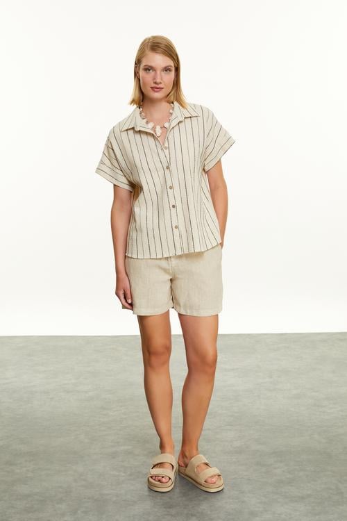  ÇİZGİLİ SMART GÖMLEK