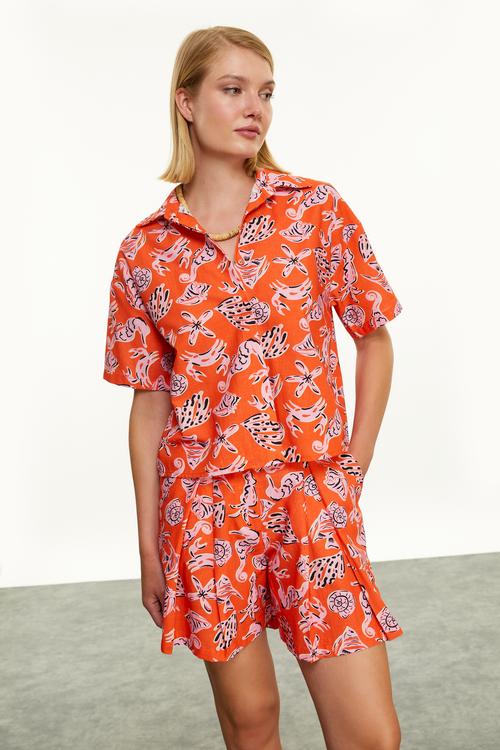  BASKILI SMART GÖMLEK