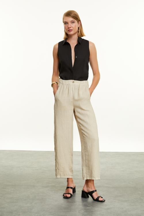  RELAX FIT KETEN PANTOLON