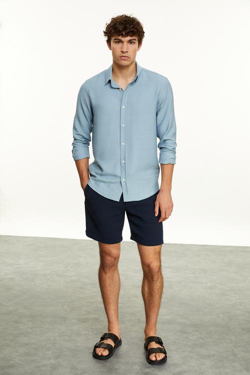  DOKULU REGULAR FIT GÖMLEK