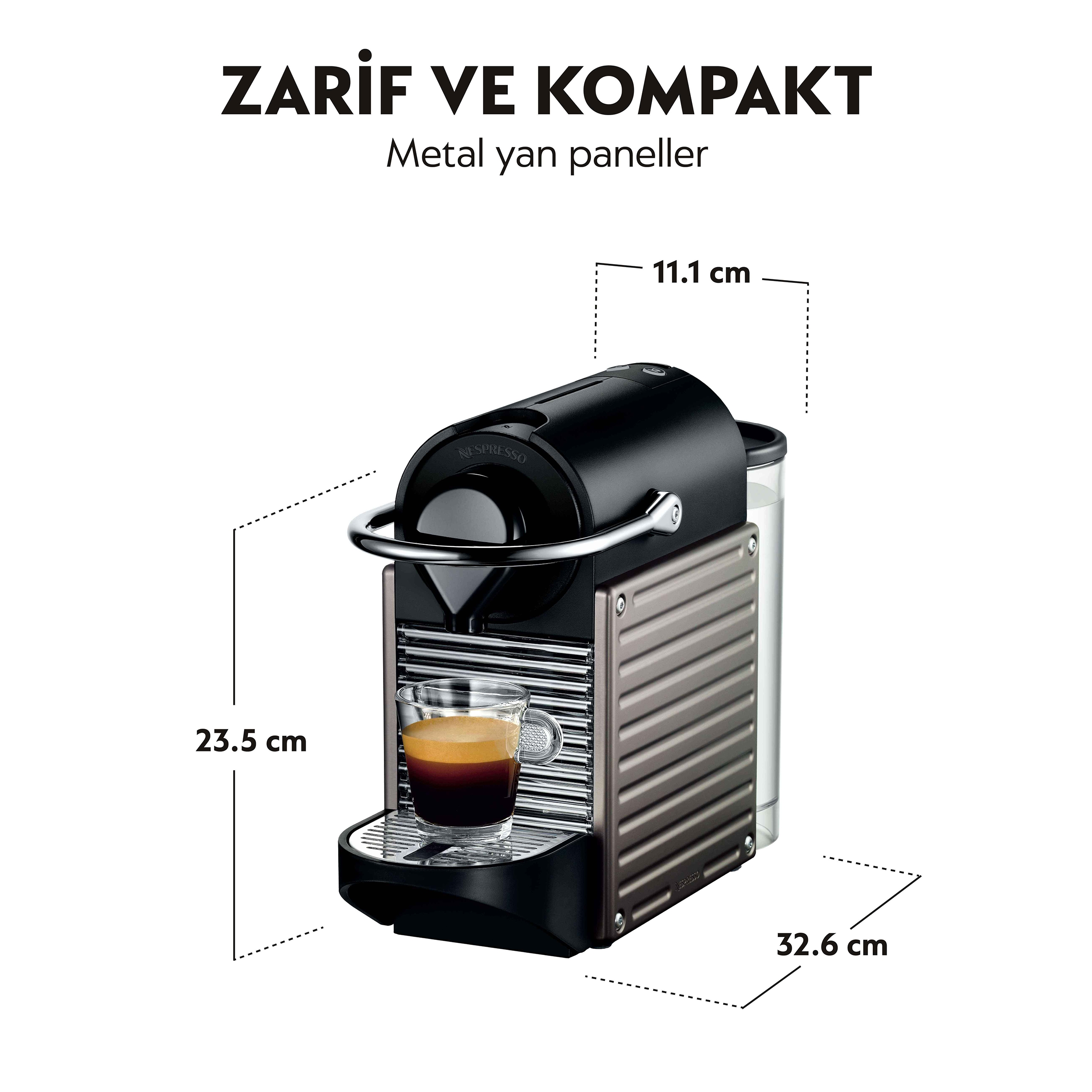 NESPRESSO C61 PİXİE TİTAN