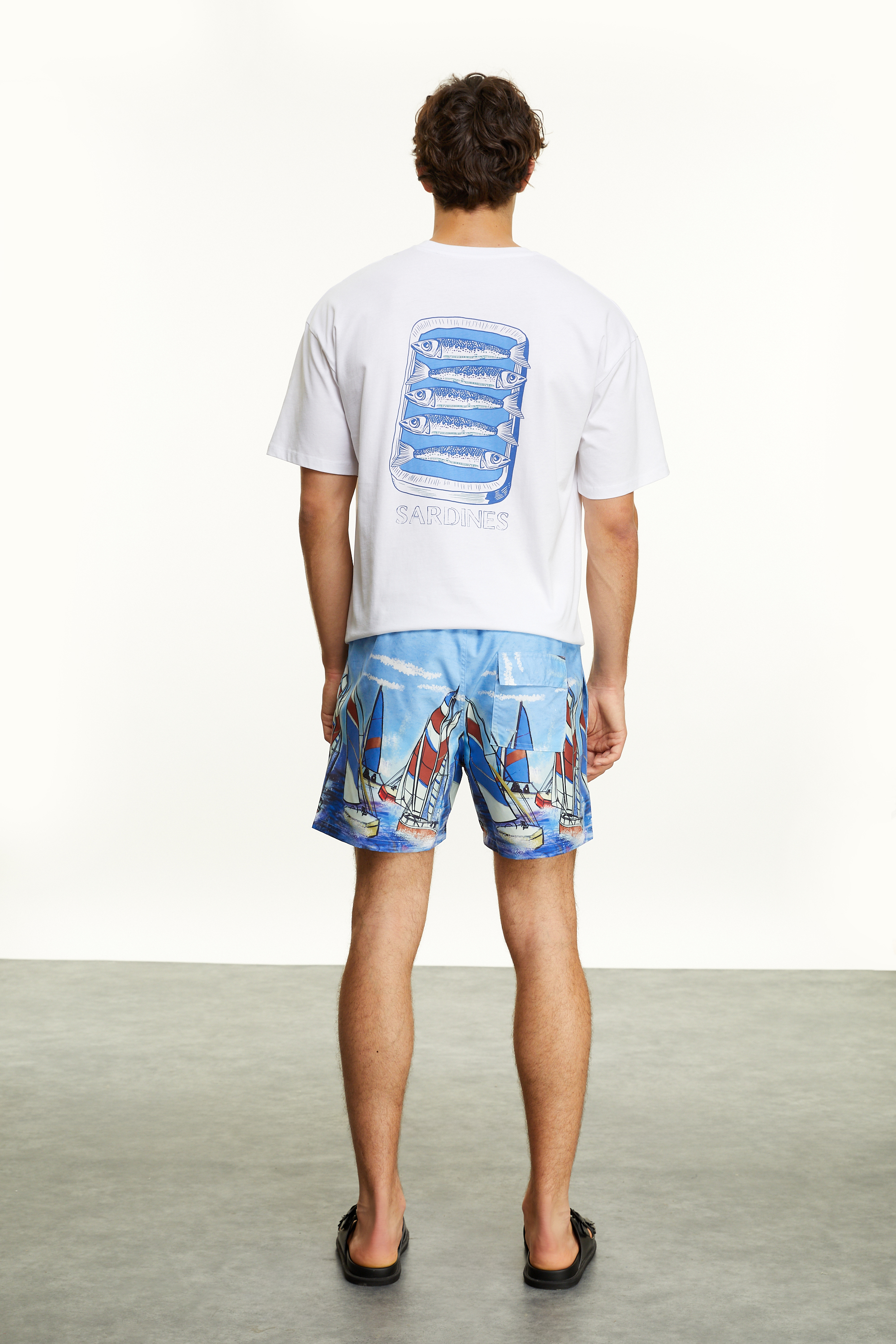 DESENLİ BAĞLAMALI DENİZ ŞORTU