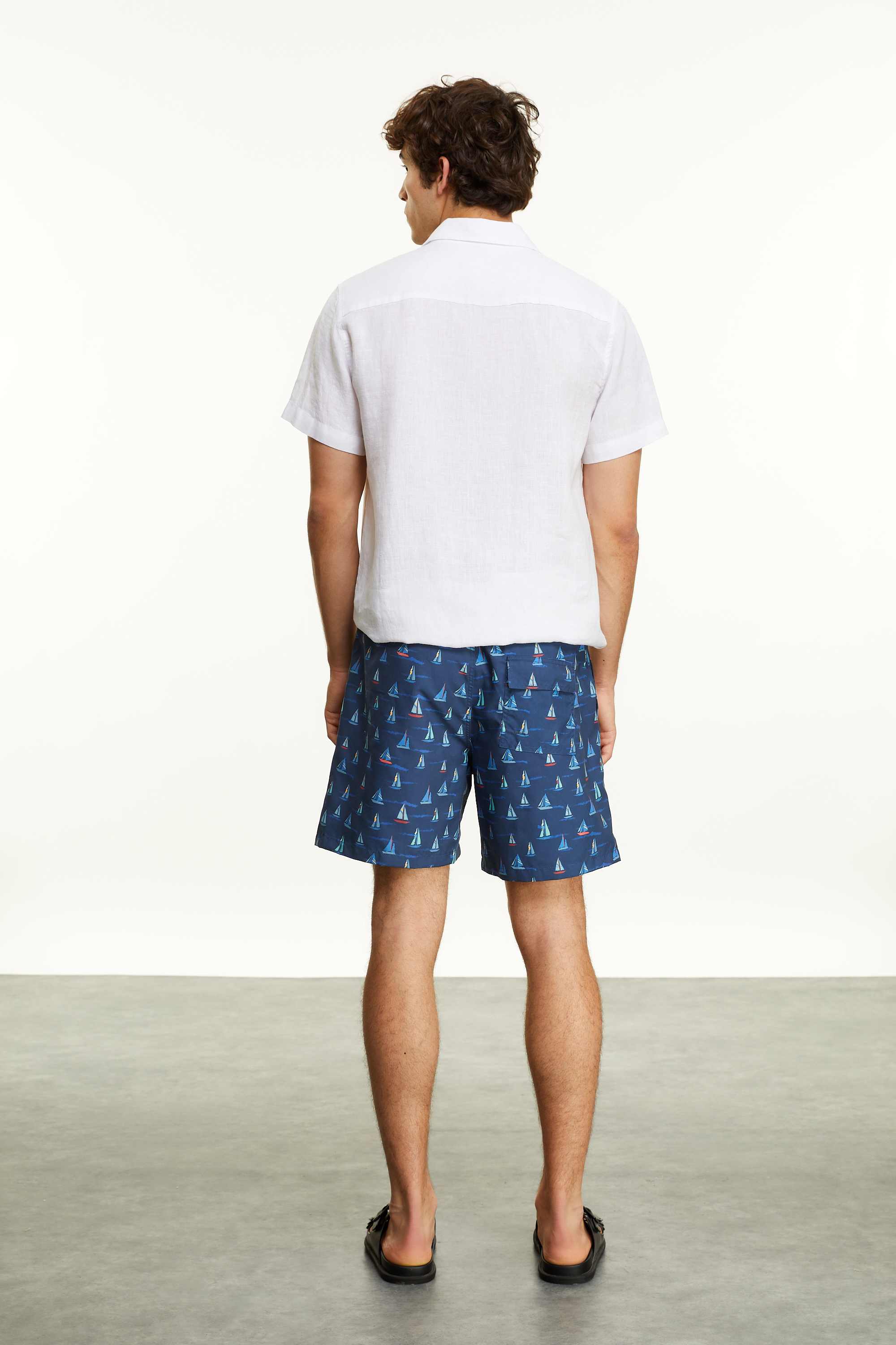 DESENLİ BAĞLAMALI DENİZ ŞORTU