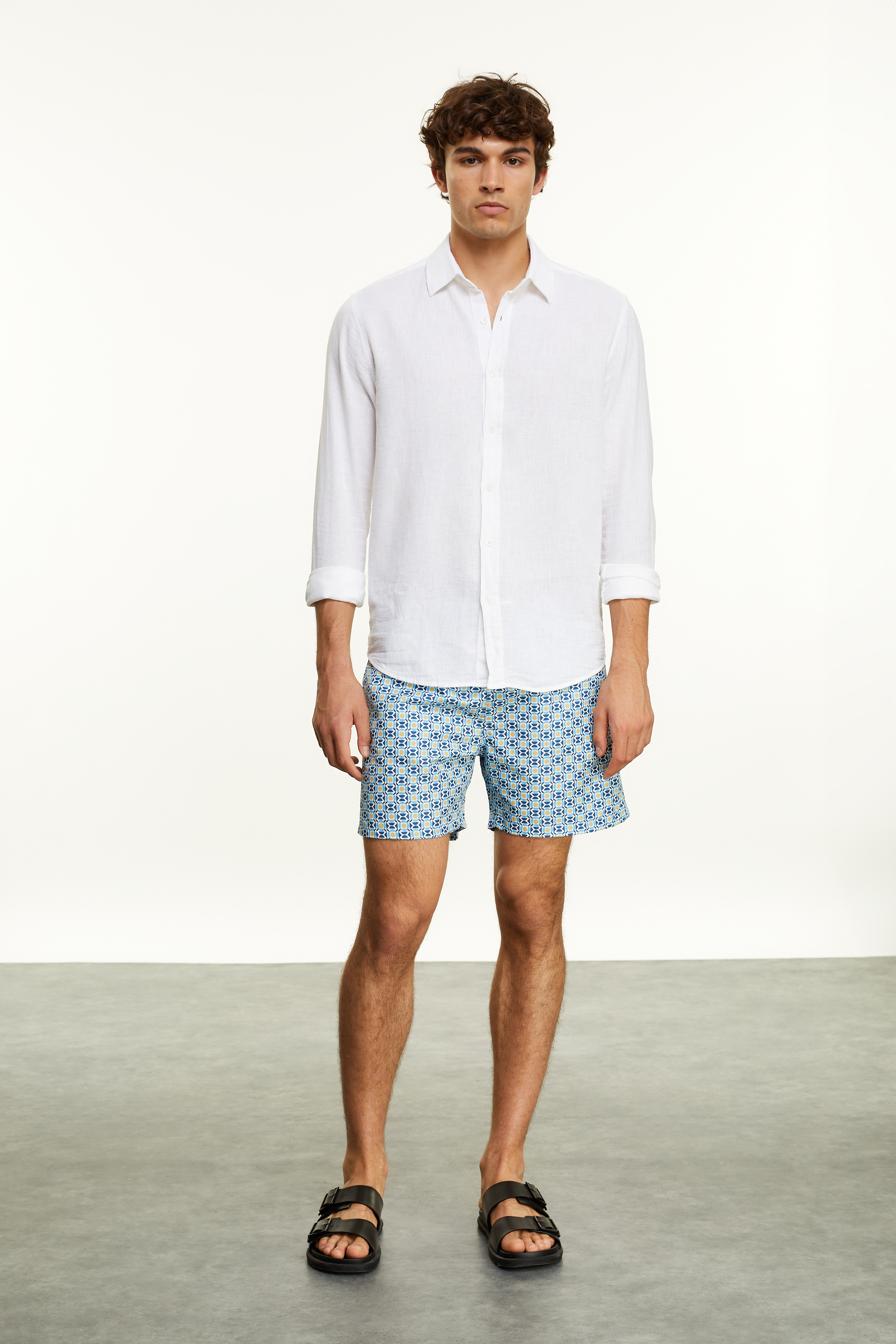 DESENLİ BAĞLAMALI DENİZ ŞORTU