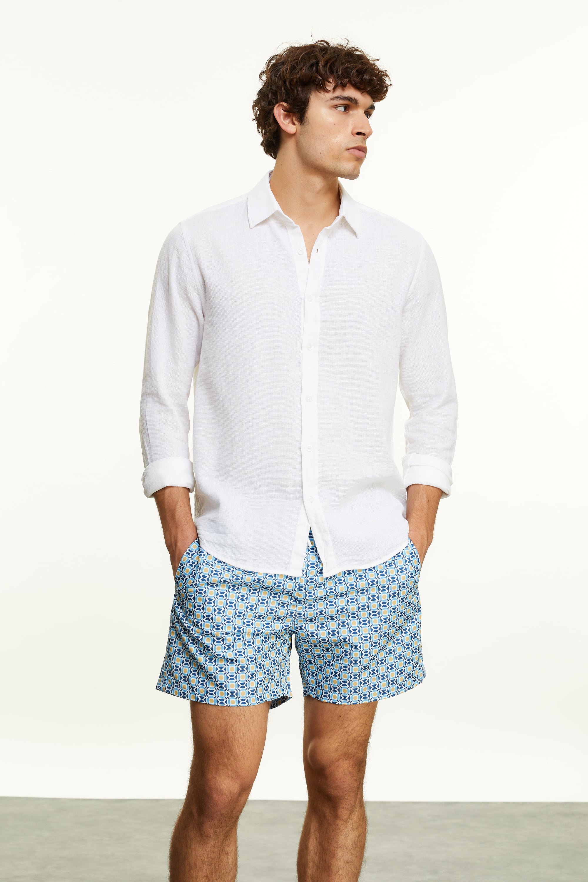 DESENLİ BAĞLAMALI DENİZ ŞORTU