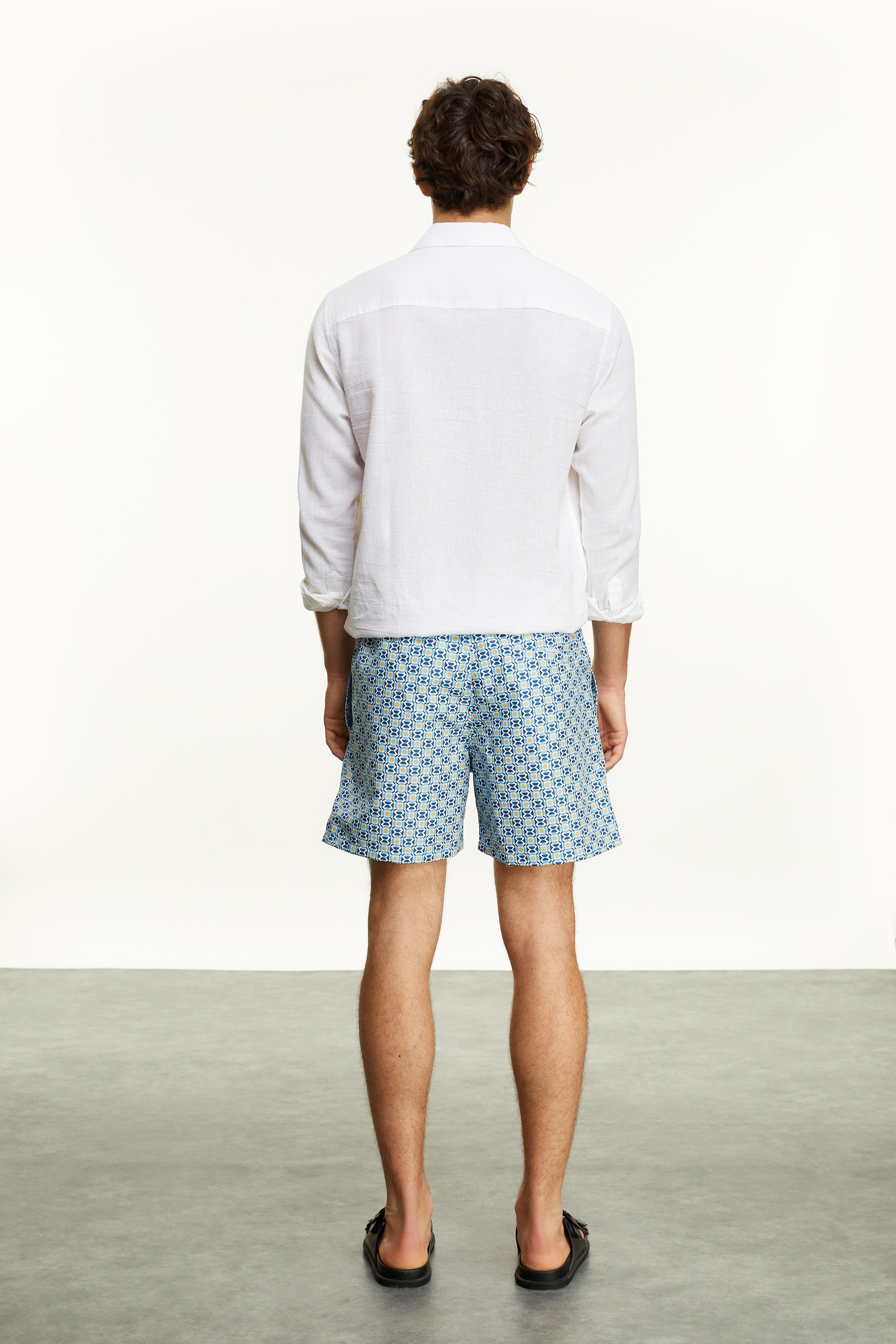 DESENLİ BAĞLAMALI DENİZ ŞORTU