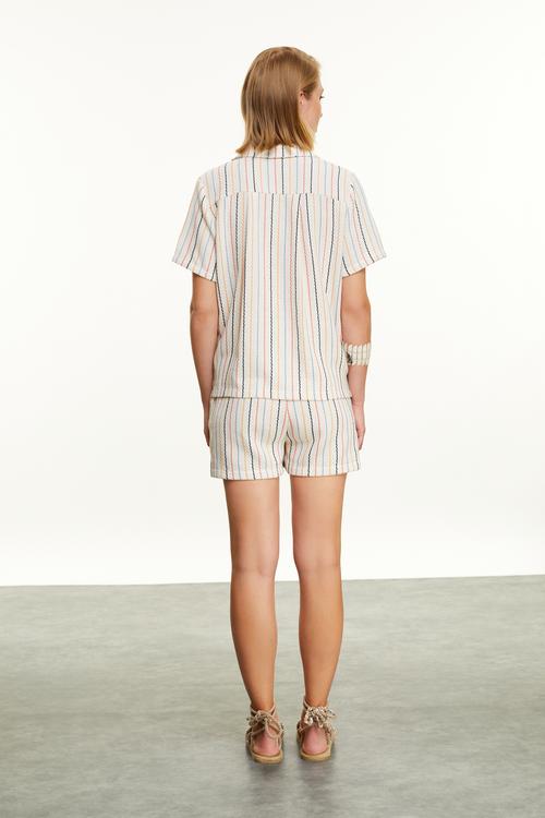  ÇİZGİLİ SMART GÖMLEK