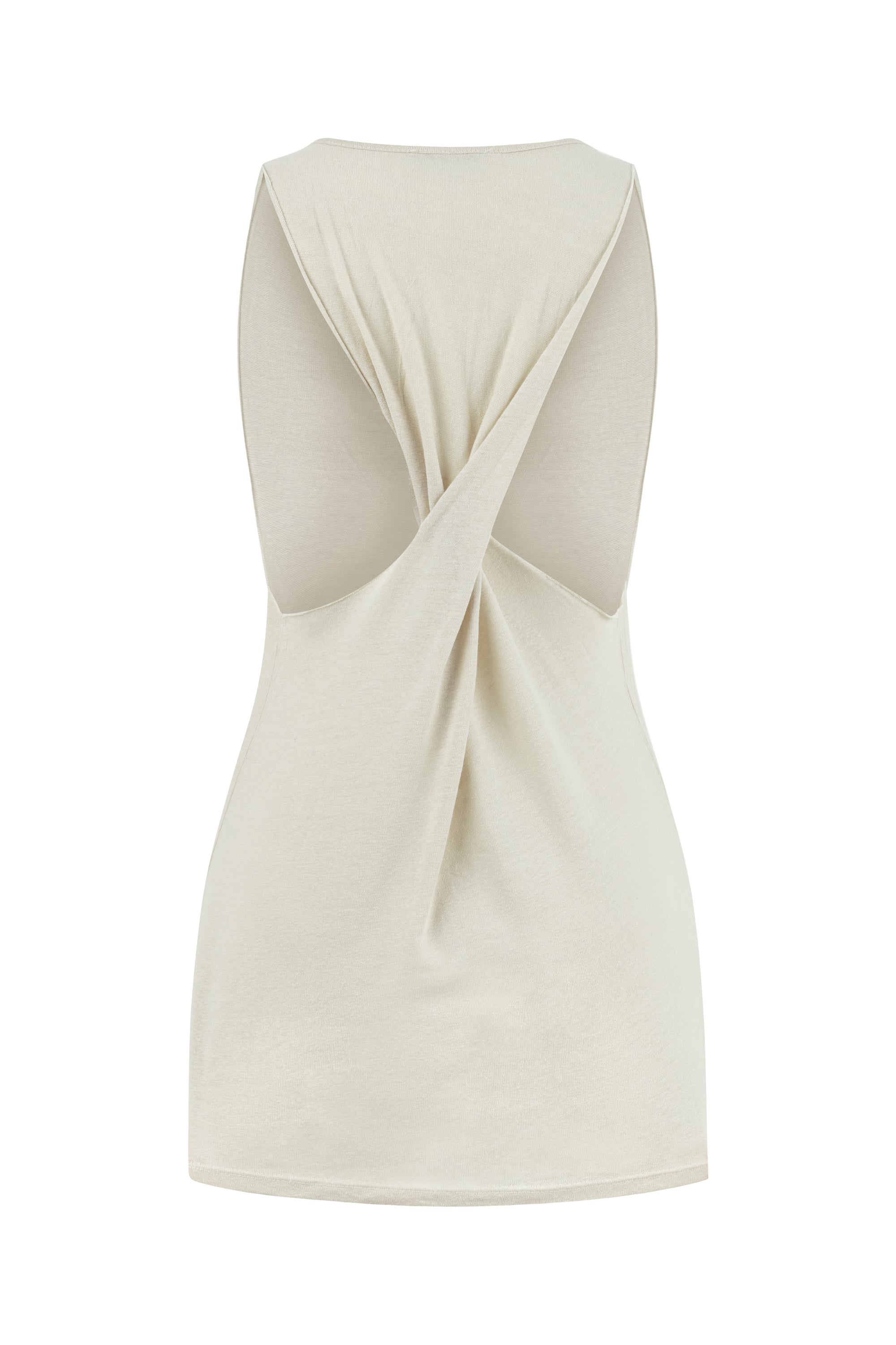 KETEN KARIŞIMLI DEGAJE YAKA BLUZ