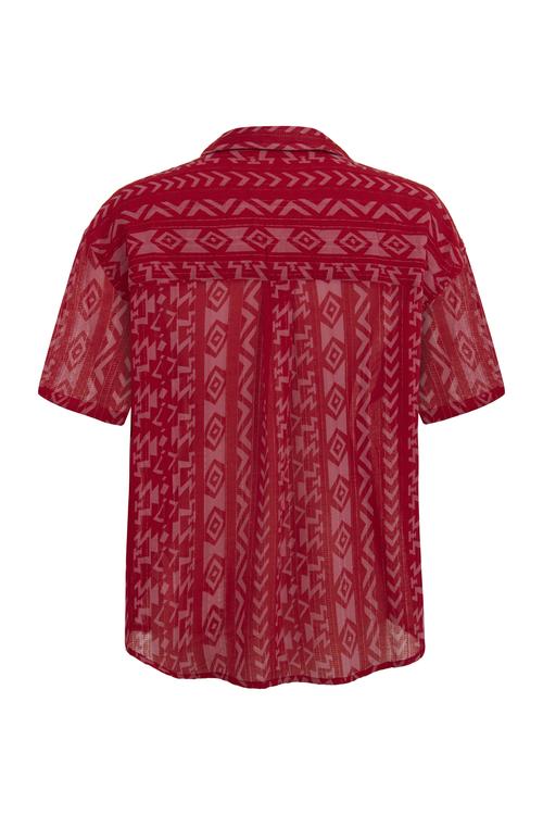  ETNİK BASKILI SMART GÖMLEK