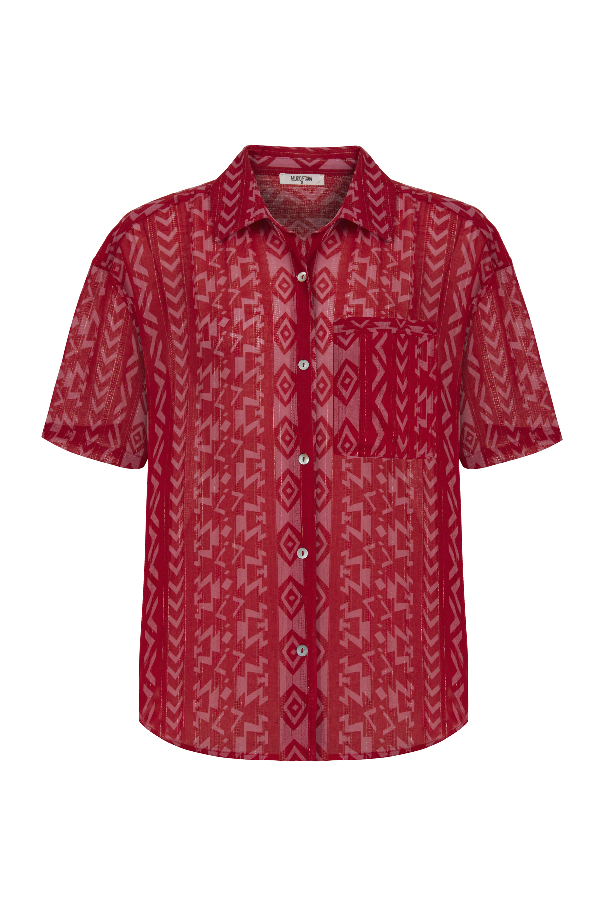 ETNİK BASKILI SMART GÖMLEK