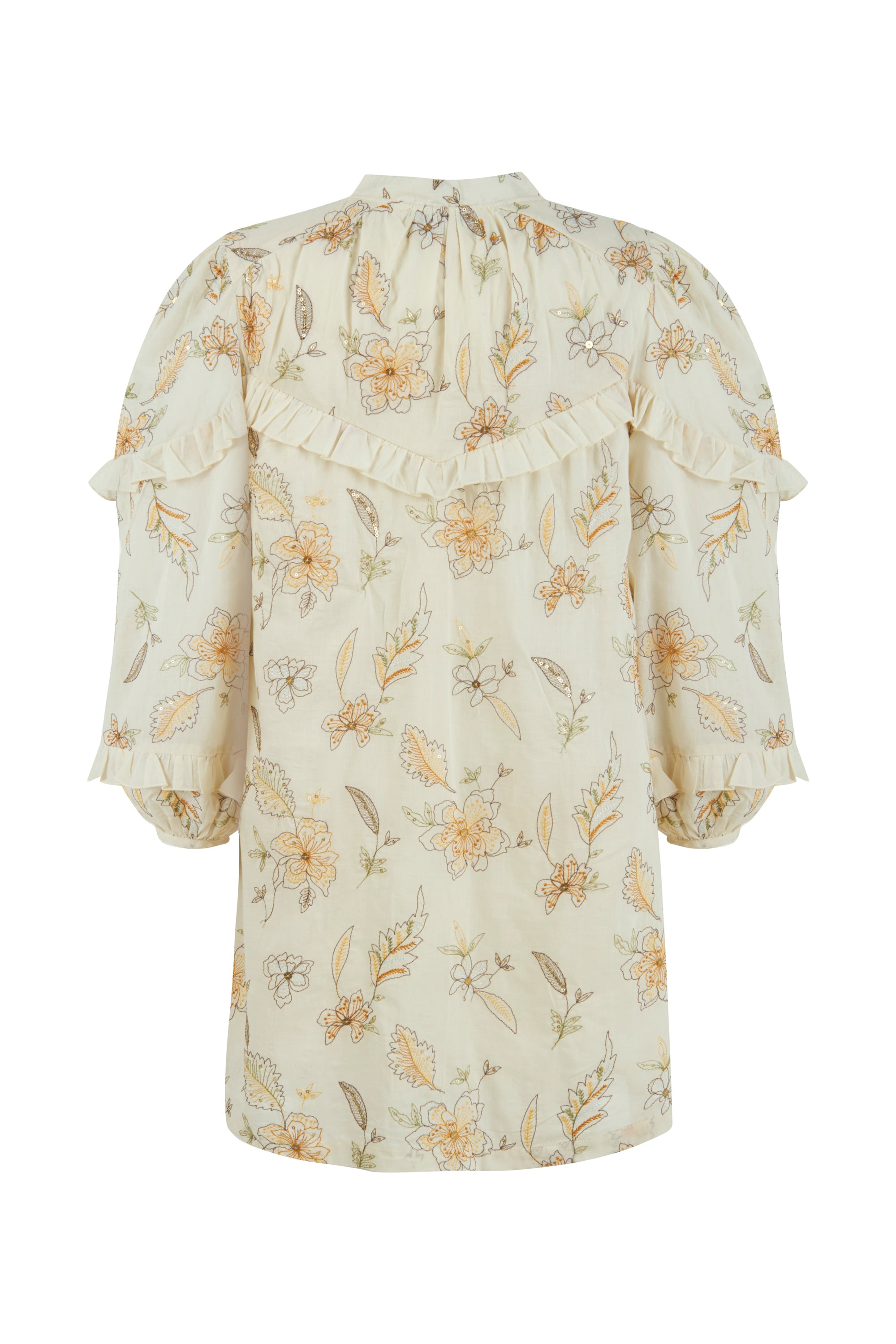 ETNİK BASKILI ÇİÇEKLİ MİNİ ELBİSE