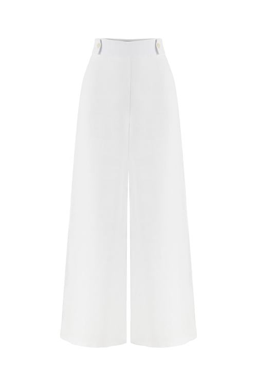  FLARE KESİM KETEN PANTOLON