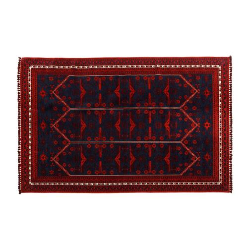  JINA HALI KIRMIZI LACİVERT 200X300