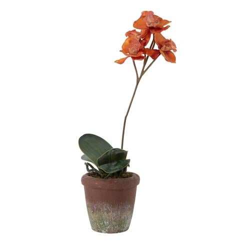  FLORA SAKSILI ORKİDE TURUNCU 41CM