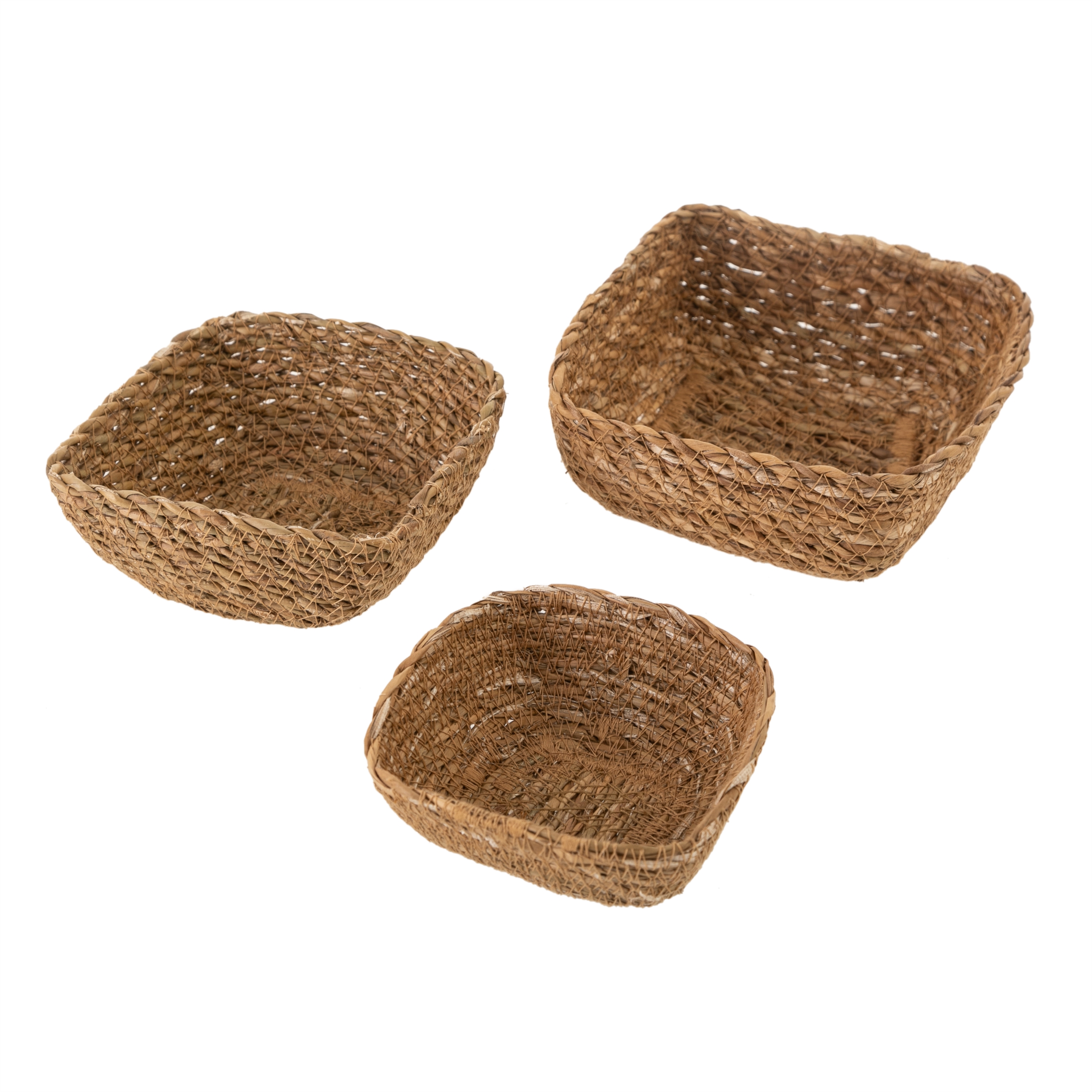 HANDMADE KARE MINI SEPET SETİ 3LÜ