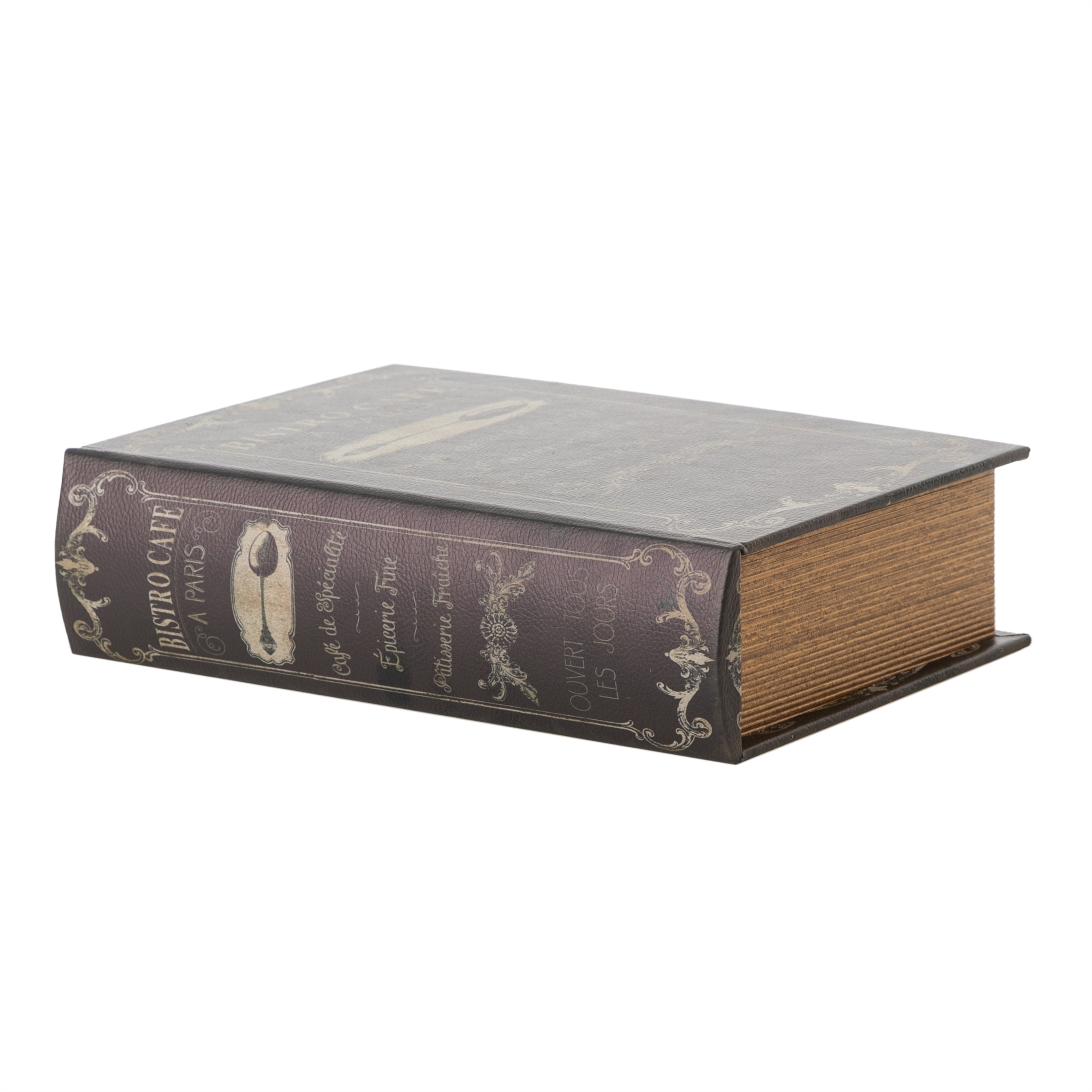 BISTRO CAFE KİTAP KUTU 19X7X27CM