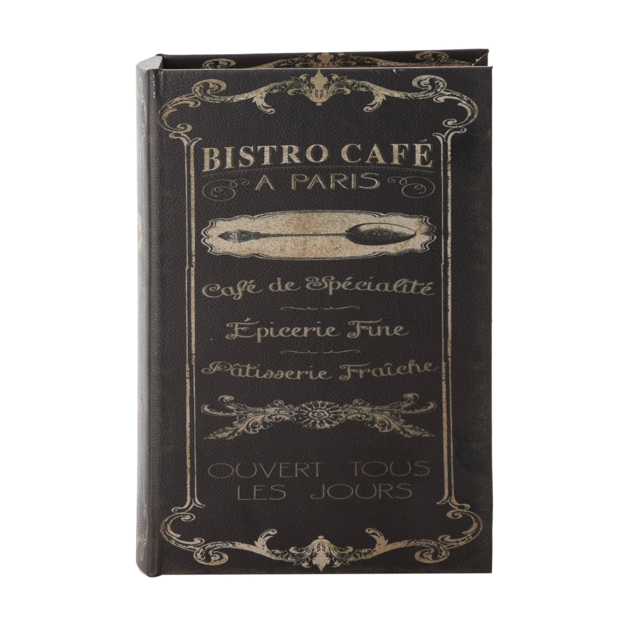 BISTRO CAFE KİTAP KUTU 19X7X27CM