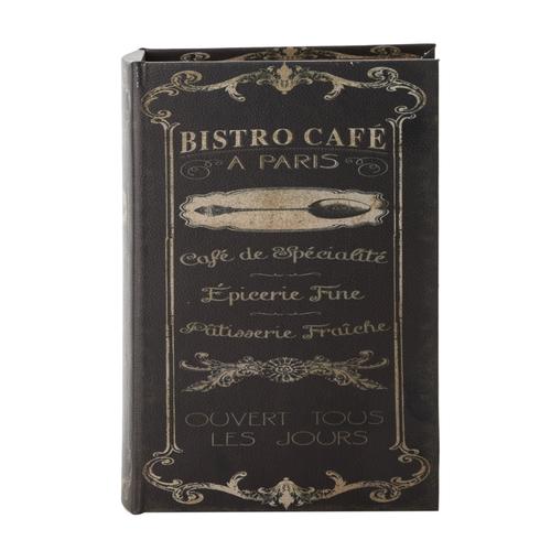  BISTRO CAFE KİTAP KUTU 19X7X27CM